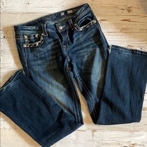 Miss Me ladies women’s size 30 dark denim jeans